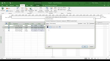 Auto Schedule Tasks in Microsoft Project Tutorial