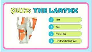 Test Your Knowledge - Anatomy of the Larynx Quiz screenshot 1