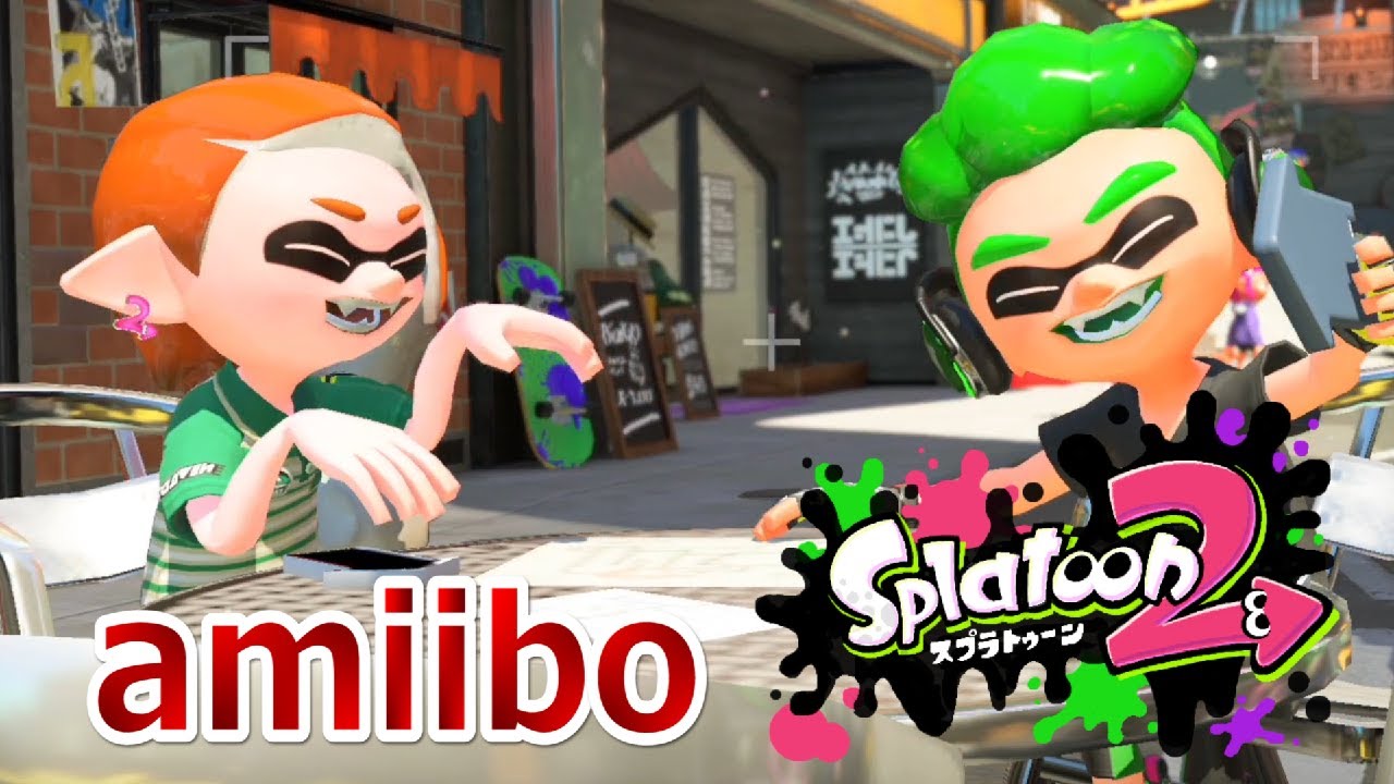 ボーイのアミーボ Amiibo 使ってみた Splatoon2 スプラトゥーン2 ちょっとおもしろい実況プレイ Youtube