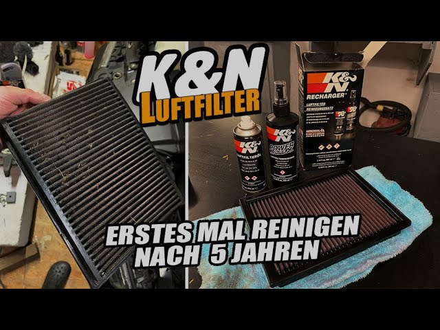 K&N Luftfilter RICHTIG Reinigen und Ölen 