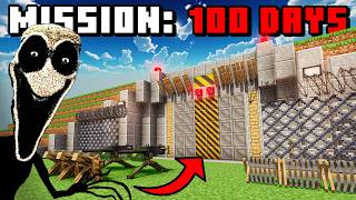 Surviving 100 Days In Minecraft's DEADLIEST Bunker #3