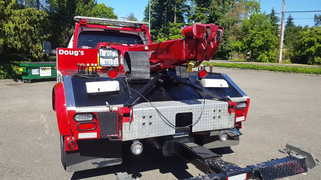 Doug's Affordable Towing 2008 Dodge Ram 5500 tow truck / wrecker - YouTube