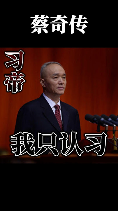 老王来了：我是蔡奇，我只认习帝！#王吉舟#蔡奇#习近平