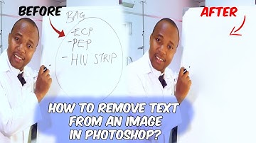 How to remove text from an image in Adobe Photoshop 2024
