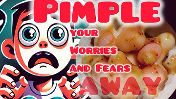 Pimple your Worries and Fears away / Mochi pimple popping ASMR #visualasmr #pimplepopping