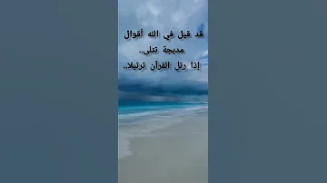 والله لو صاحب الإنسان جبريل لم يخلص المرء من قال ومن قيل 