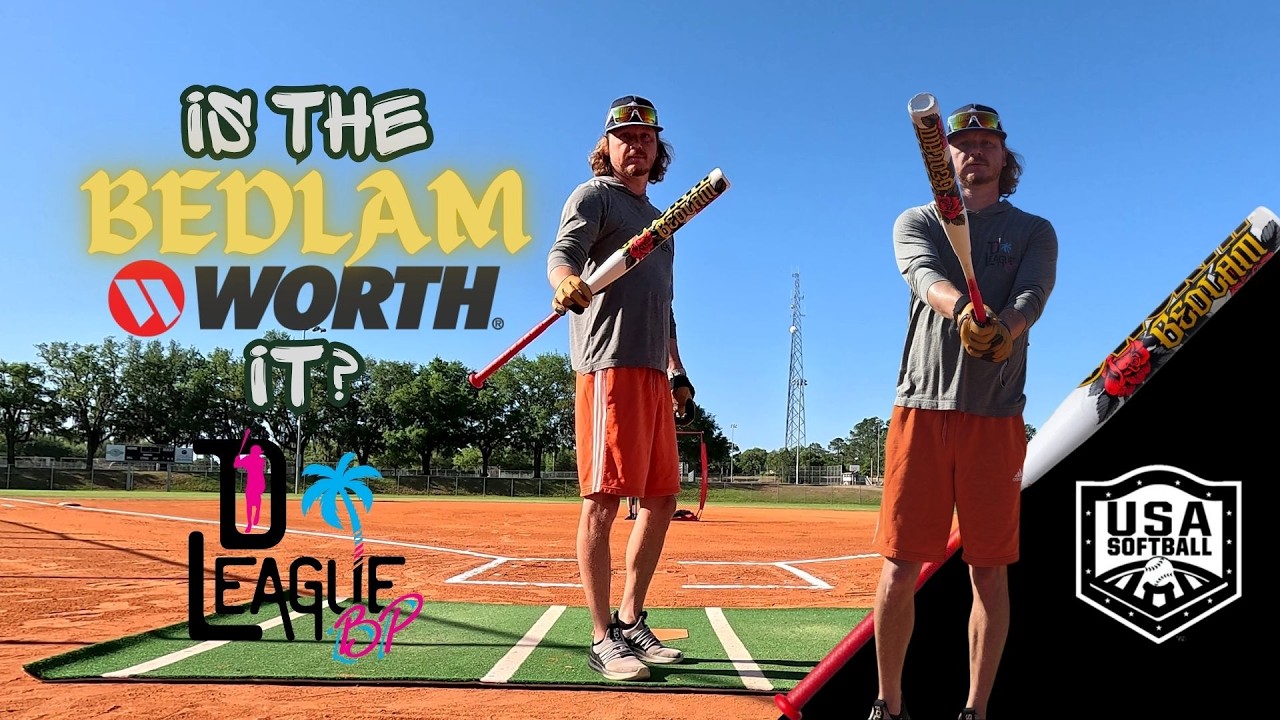 Swinging the USA/ASA approved 2026 Worth Bedlam!! A slowpitch 