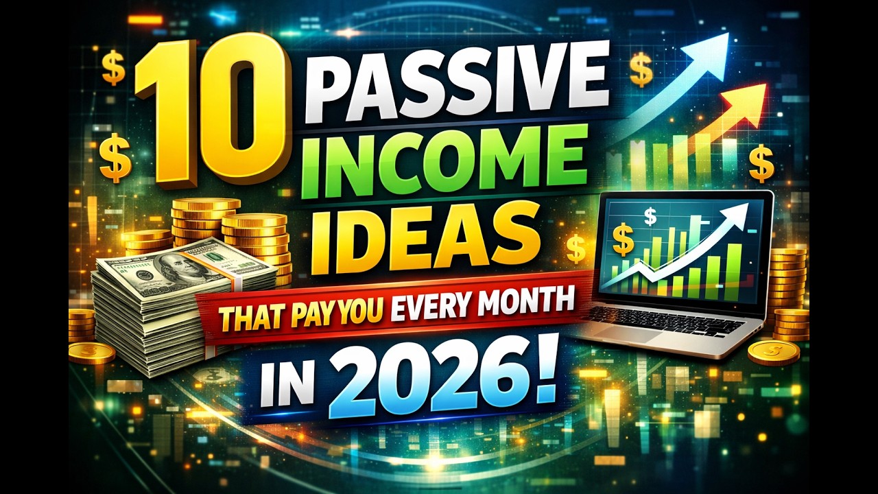 10 Passive Income Ideas That Pay You Every Month in 2026 - YouTube