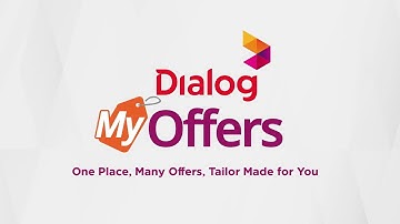 Dialog MyOffers | Get Offers on Data, Home Broadband and Dialog TV