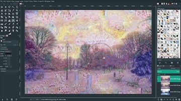 Superfilter GMIC 2.4.2 – STYLIZE Paul Klee - in Gimp 2.10.8