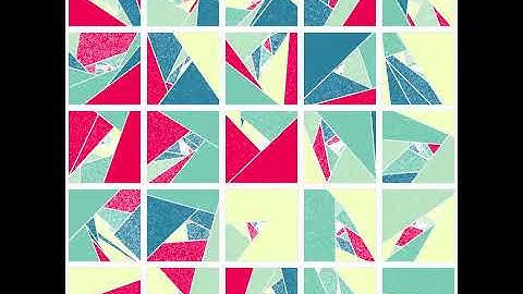 Piece of square. Draw by openFrameworks