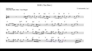 Nota Akor Eşlik - Naz Barı - C Instruments La