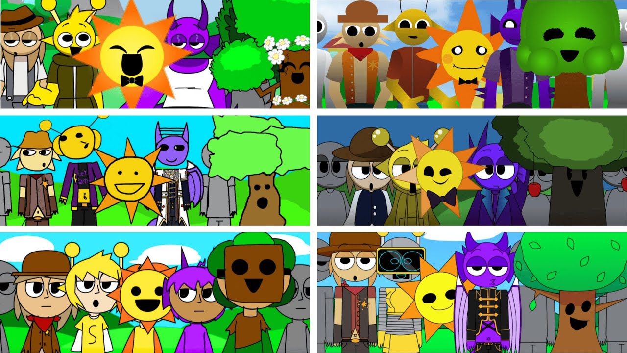 Incredibox - Sprunki but ONLY MELODIES in ALL Human Edition | PART 2