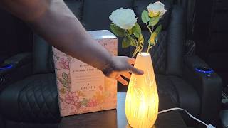 Transform Your Nightstand: TACAHE Ceramic Tulip Lamp Review
