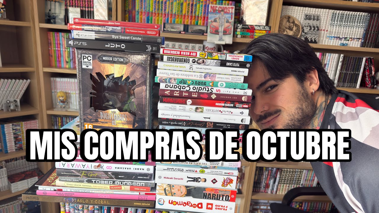 MIS COMPRAS DE OCTUBRE | UN MES BASTANTE  TOP - MANGA, CÓMICS Y VIDEOJUEGOS