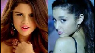 Ariana grande and selena gomez gifs