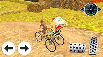 Bicycle Tuk Tuk Auto Rickshaw - New Driving Games - Android Gameplay #1