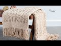 Crochet bernat herringbone blanket pattern  easy  the crochet crowd