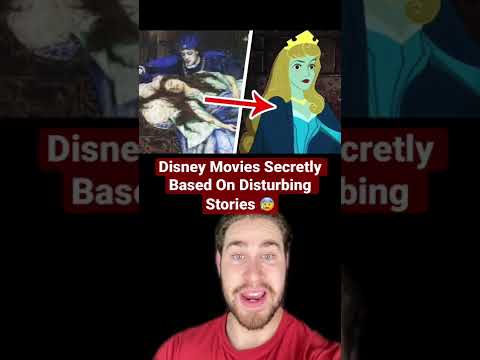 DISNEY MOVIES SECRETLY BASED ON DISTURBING STORIES!! #Shorts