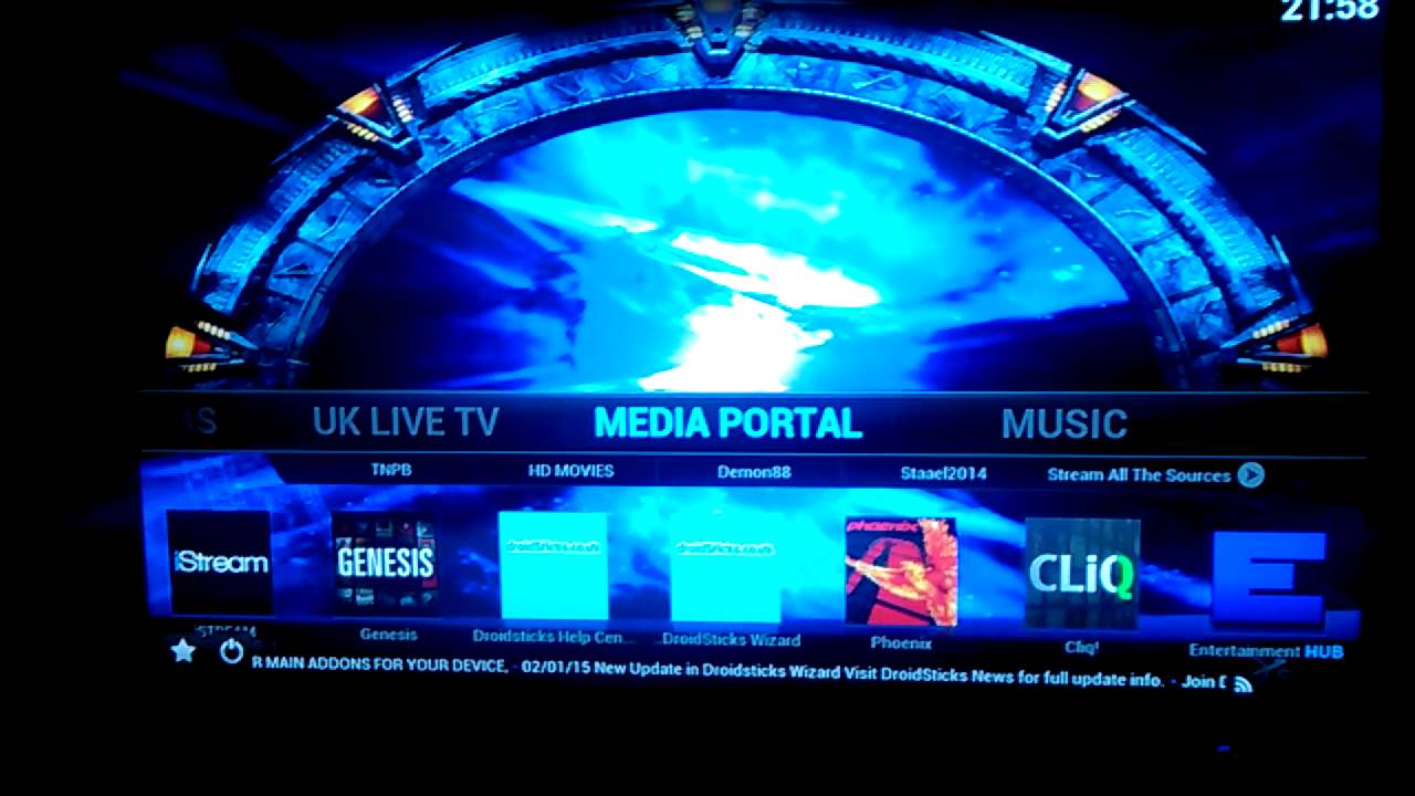 Xbmc kodi menu layout - YouTube