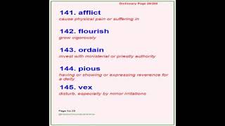 Enhance Vocabulary English 29   200 grammar words vocabulary synonym dictionary All