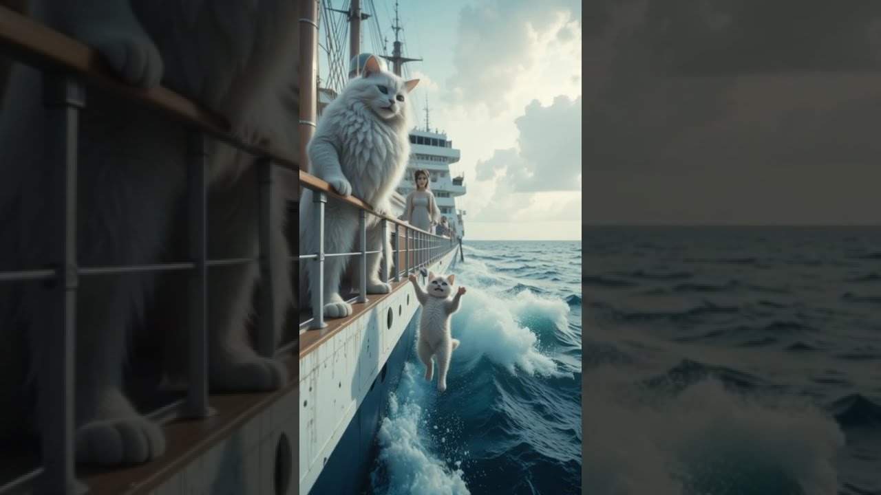  Baby Cat Overboard Brave Mom Dad Cry Out In Heartbreaking Rescue Ai Catshorts Aicat Catlove
