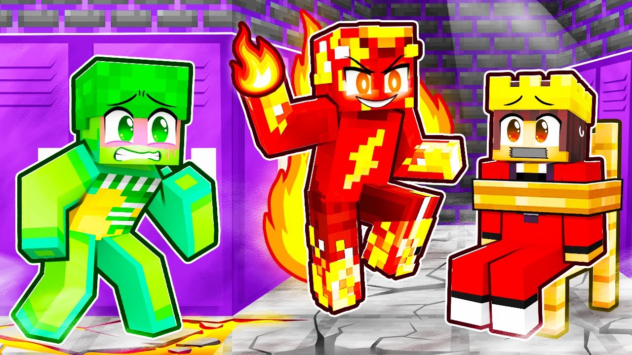 Sneaking into VILLAIN School in Minecraft!