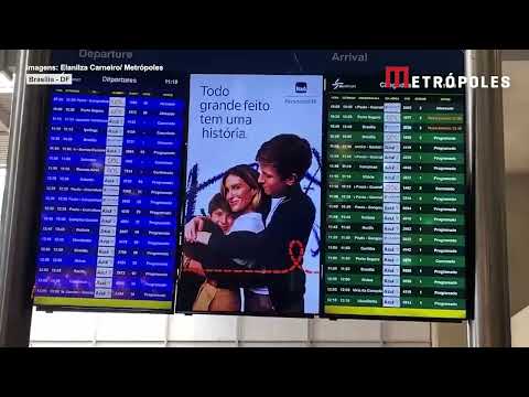 Após horas de suspensão e caos, pista do aeroporto de Confins é liberada