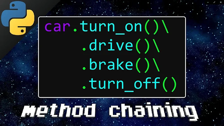 Python method chaining ⛓️