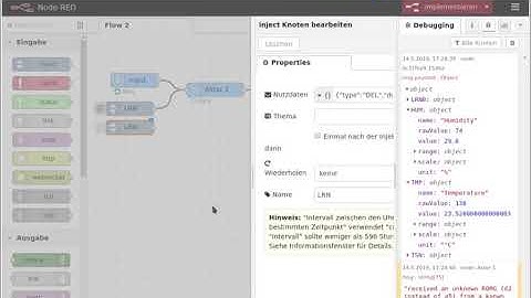 node-red-contrib-enocean the input and actor nodes