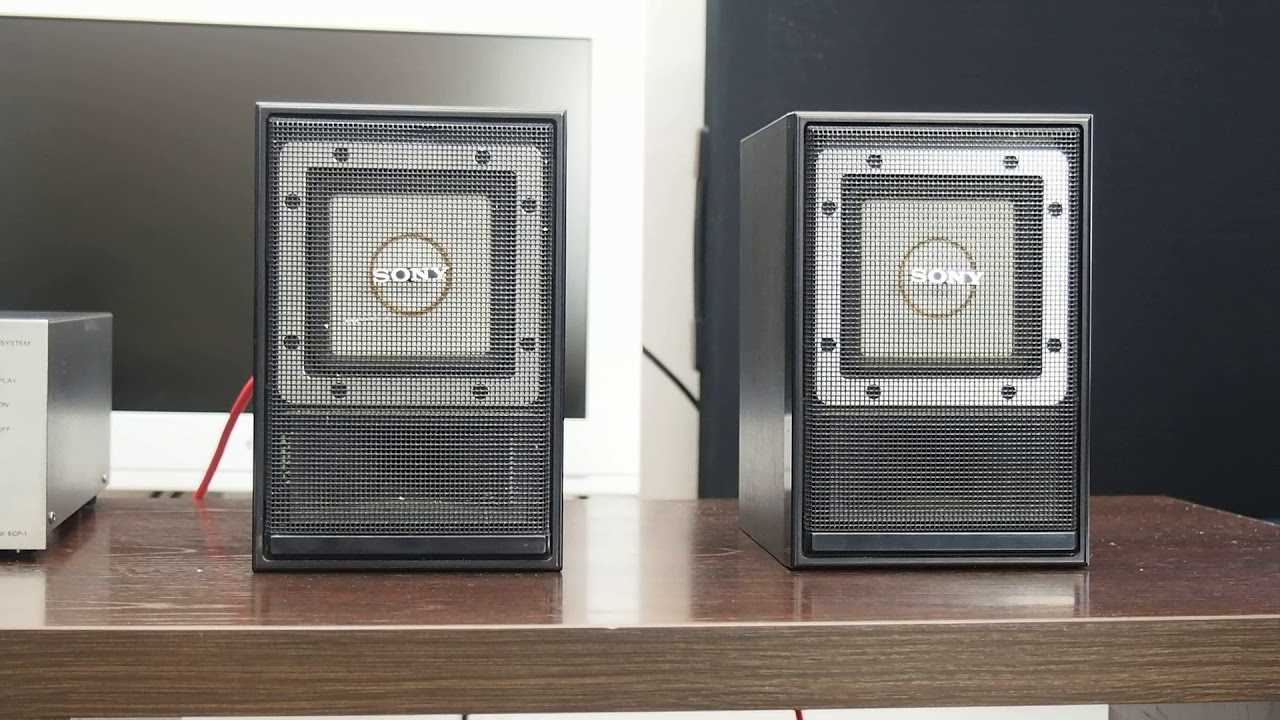 SONY SRS-015SPペア　動作確認済‼️良い音‼️ SONY SRS-015SP - YouTube