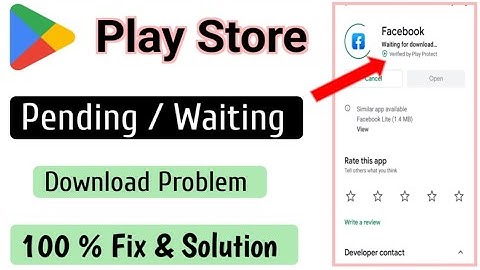 Play Store Waiting for Downloading Error Fix | Play Store Pending Error Solution | How To Use ? MSM