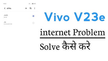 Vivo V23e How To Fix internet Problem