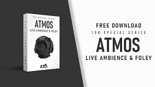 Atmos - Live Ambience & Foley Sample Pack | Beach, Driving, Rain, Market Ambience