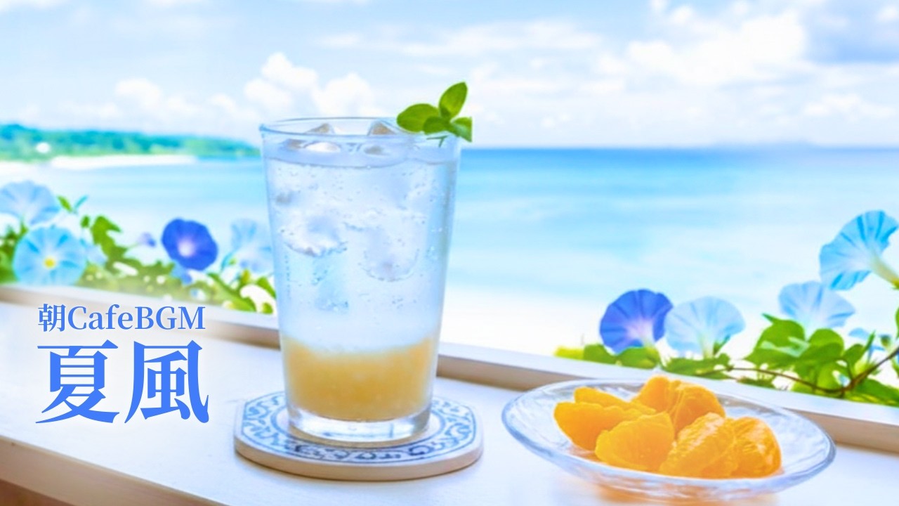 朝カフェBGM】冷やし甘酒ソーダ＆オレンジ【癒しのボサノバ】Morning