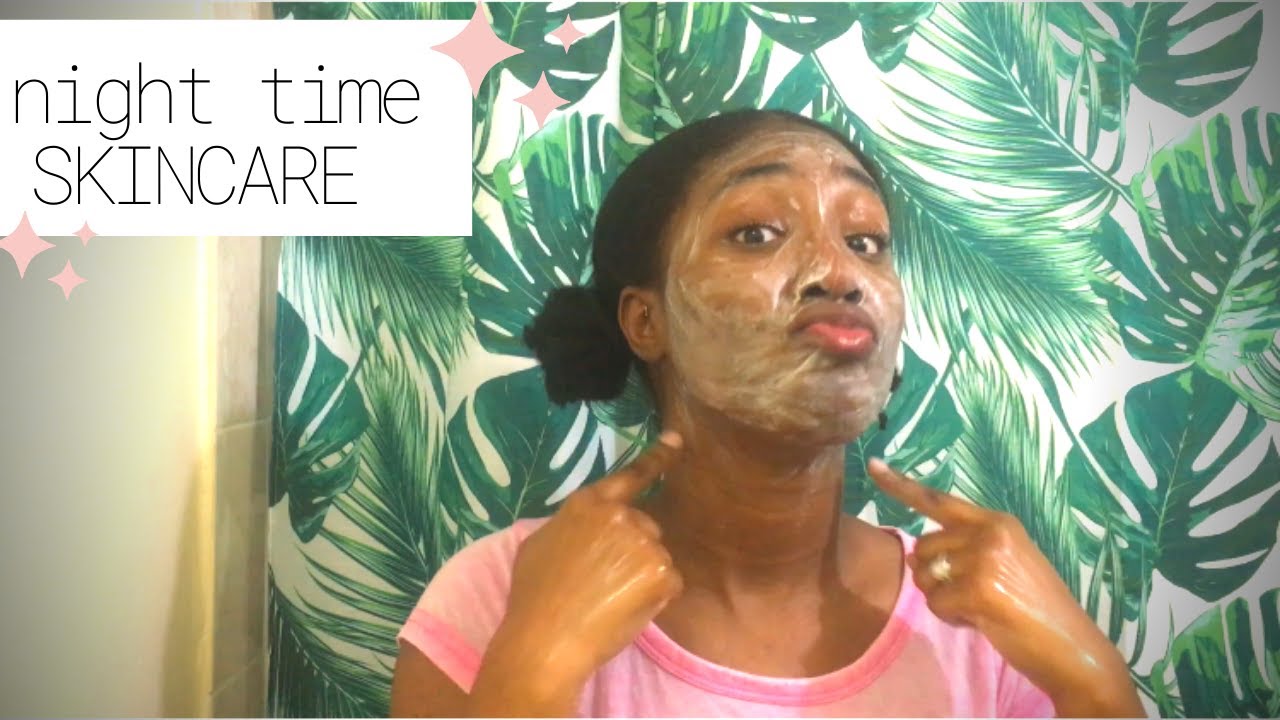 NIGHTTIME SKINCARE ROUTINE FOR ACNE PRONE SKIN - YouTube