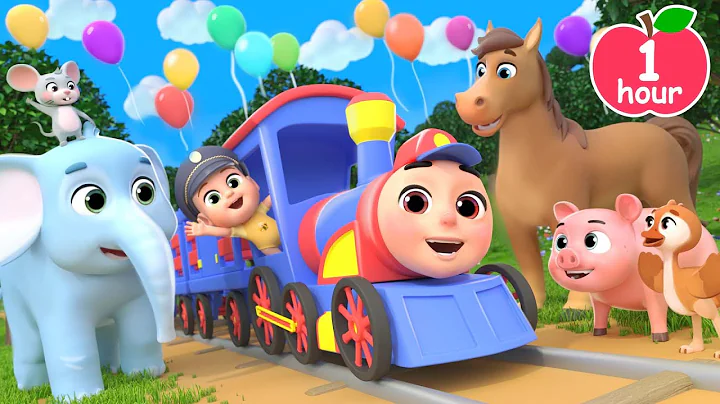 Train Choo Choo Song (Safari Version) + More Lalafun Nursery Rhymes & Kids Songs
