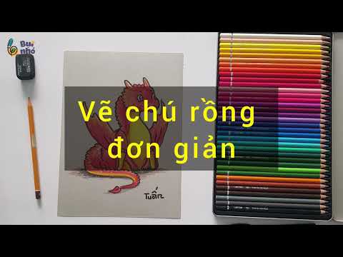 Video Hướng dẫn vẽ chú rồng cực đơn giản | Bụi Nhỏ - youtube