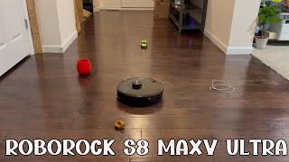 Roborock S8 MaxV ULTRA Object Avoidance Test - Robot Vacuum & Mop
