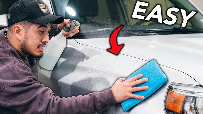 Amazing Fashion Clay Mitt for Car Detailing, Medium Grade Clay Bar Infused Mitt | Quickly Removes Debris from Your Paint, Glass, Wheels, & More, Built for Comfort and