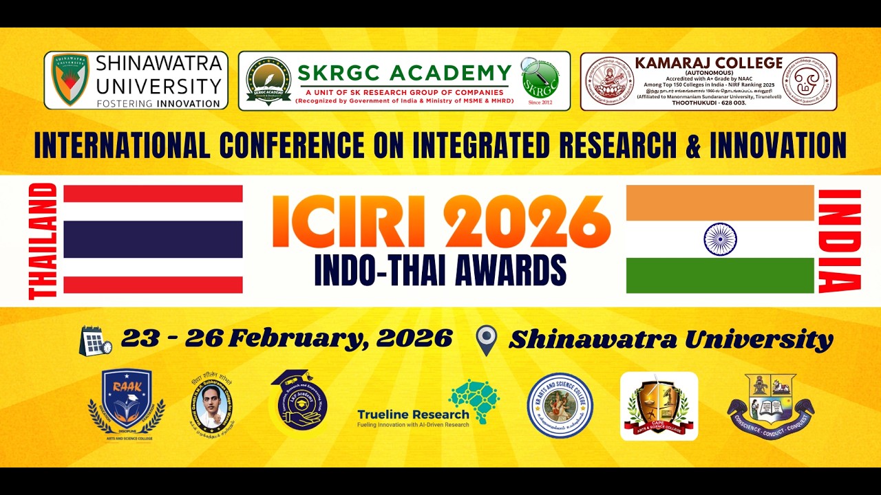 International Conference on Integrated Research & Innovation  ICIRI 2026 DAY 2 PRESENTATION SESSION