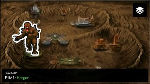 DOOM Snapmap E1M1: Hangar Gameplay