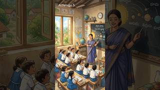 ప్రభుత్వ పాఠశాలలో మధ్యాహ్న భోజనం | School Lunch Time | Studio Ghibli Style Story #villagelife