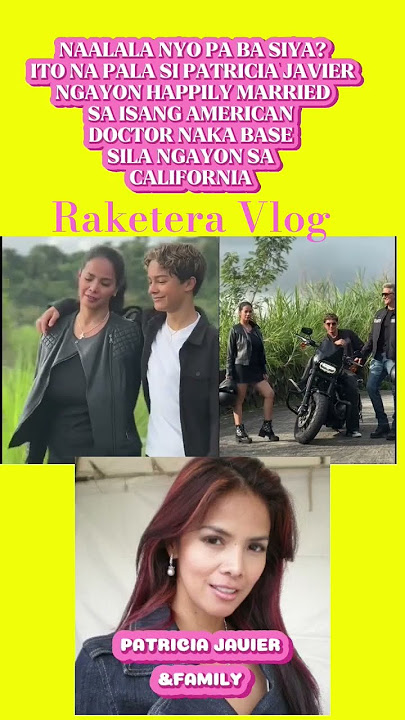 PATRICIA JAVIER & WITH HER LOVELY FAMILY