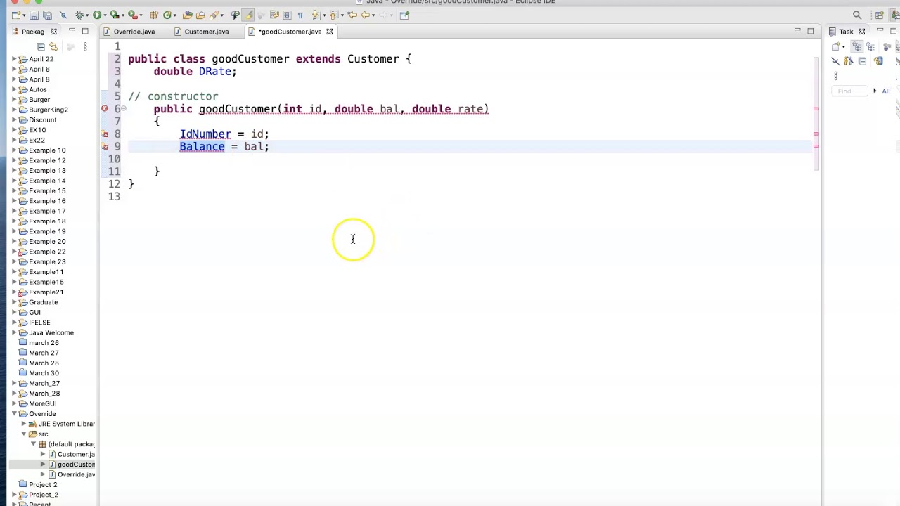 Accessing Superclass Methods - YouTube
