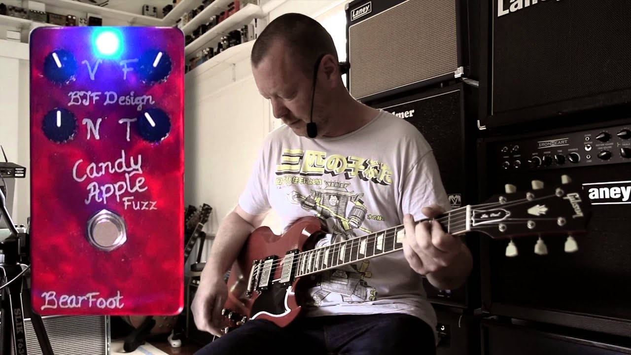 BearFoot FX : Candy Apple Fuzz Silver (new, shorter demo) - YouTube
