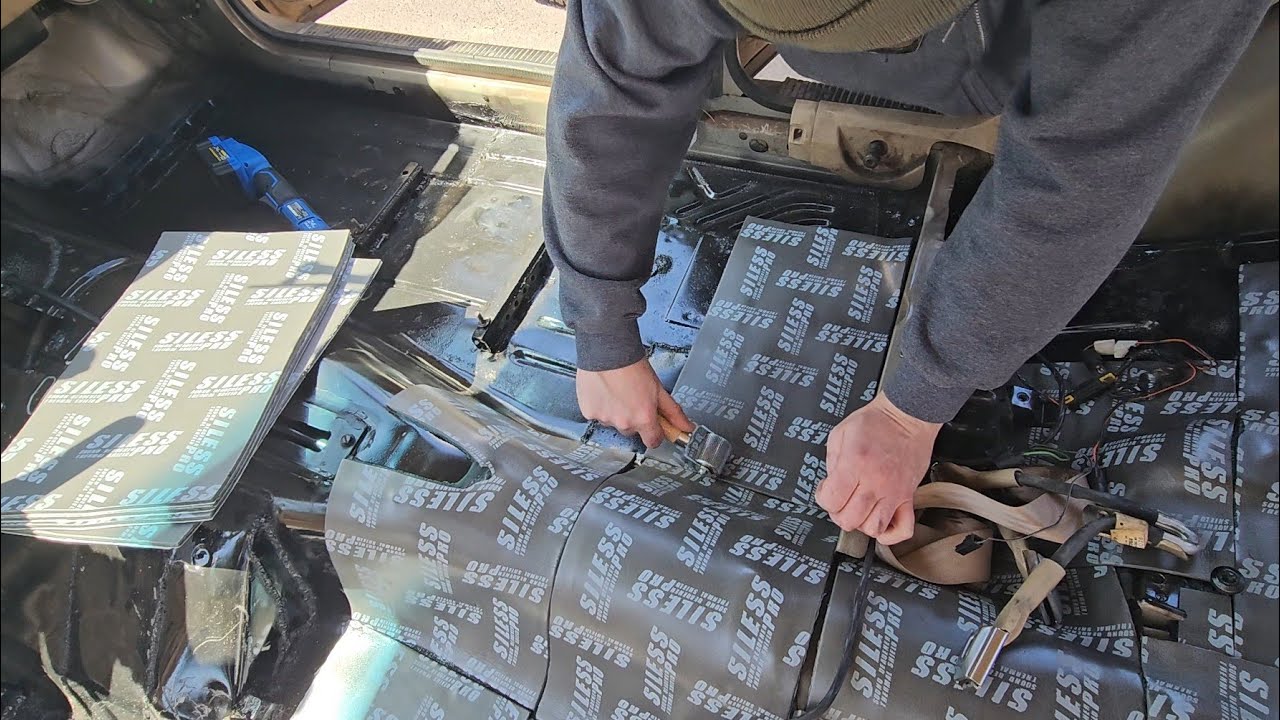 Sound Deadener and Vinyl flooring for the Gold Jeep YouTube