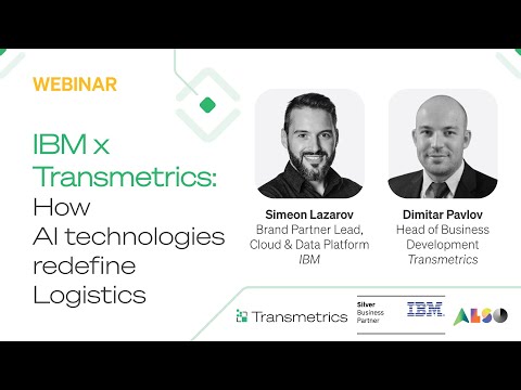 Transmetrics & IBM: How AI Technologies Redefine Logistics – webinar thumbnail