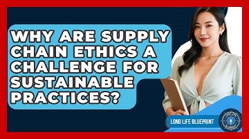 Why Are Supply Chain Ethics A Challenge For Sustainable Practices? - Long Life Blueprint