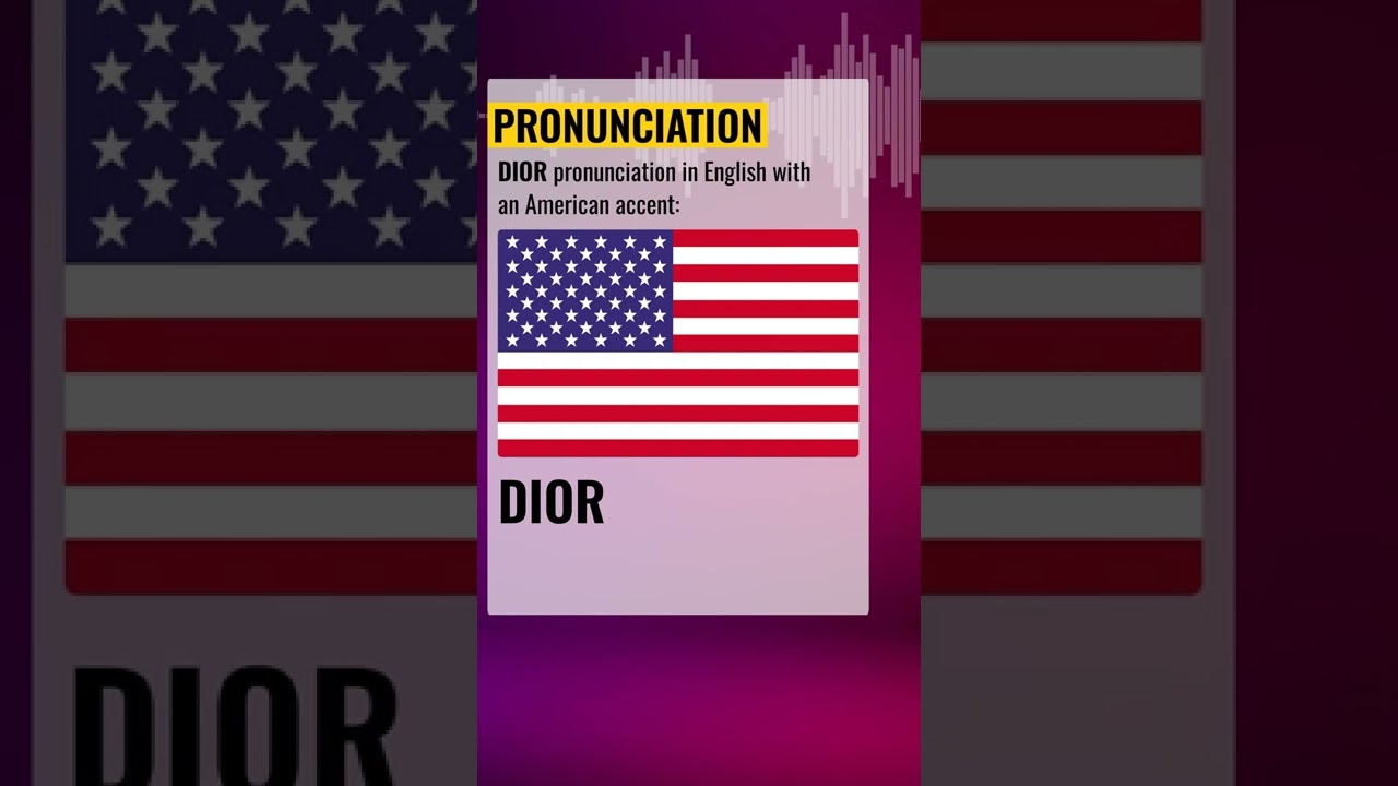  How To Pronounce Dior Accents YouTube